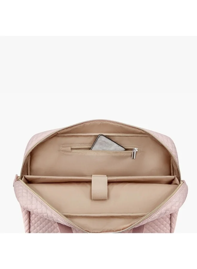 BAGSMART BAGSMART Light Pink Bonchemin 15.6 Inch Large Laptop Case for Women