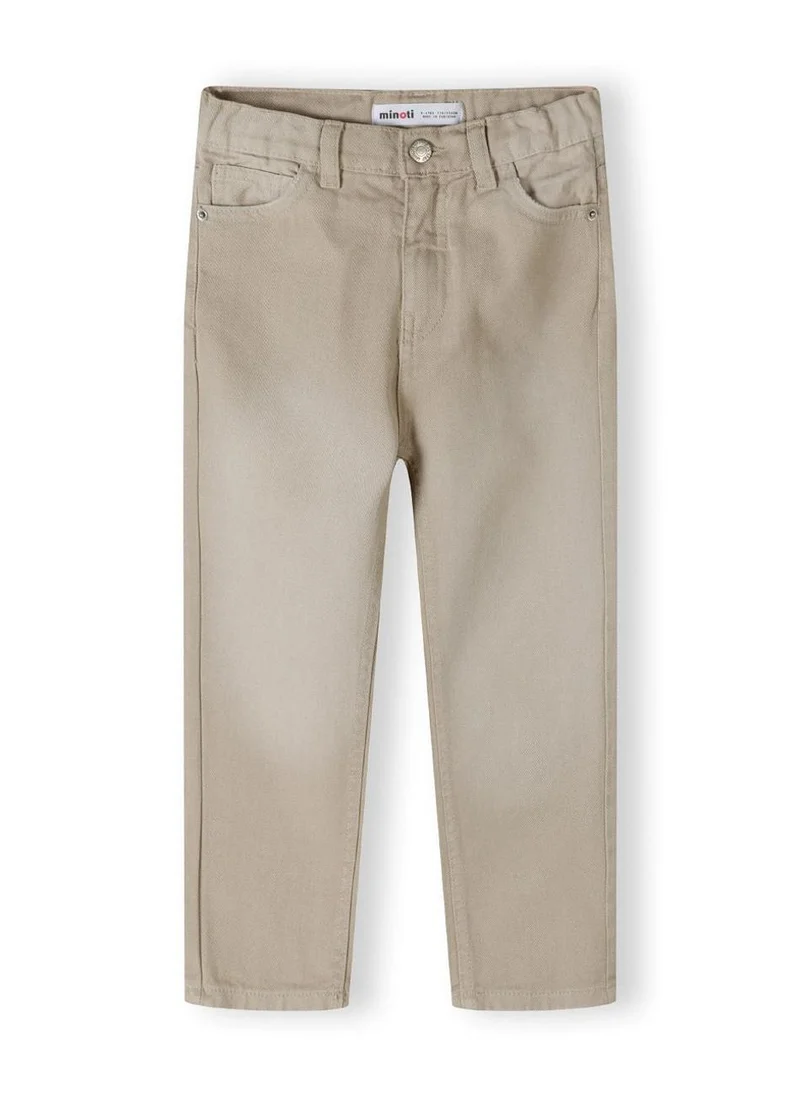 مينوتي Kids Girls Twill Mom Fit Trousers