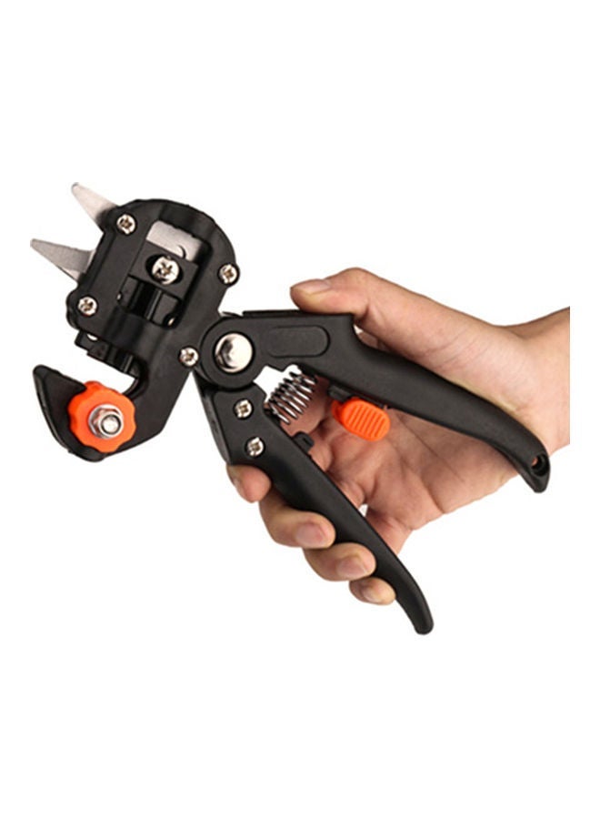 NIBEMINENT Garden Grafting Tool Set Fruit Tree Cutting Shears Pruning Secateurs Scissors black 20*10*20cm  - Image 4