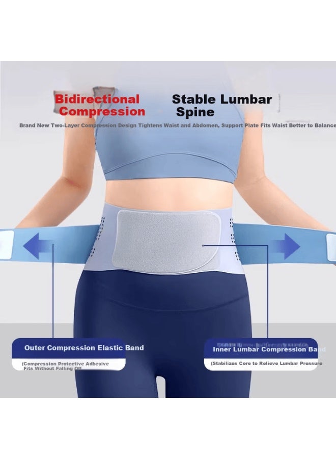 Propard Lumbar Support Belt For Herniated Disc, Waist Support For Lumbar Strain, Invisible Waist Brace For Men And Women, XL - Image 3