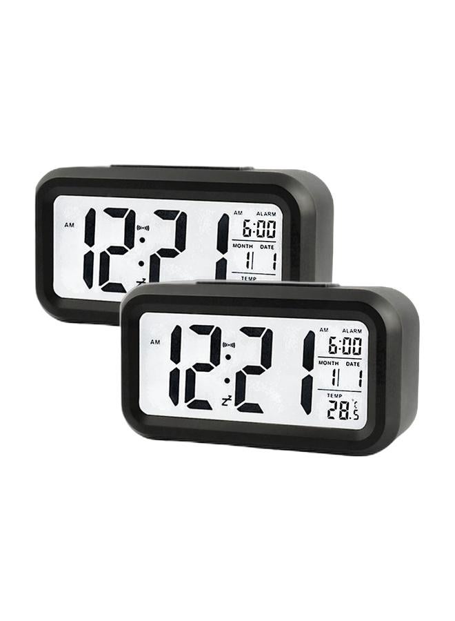 Digital Alarm Clock Black/White Bundle - Image 1