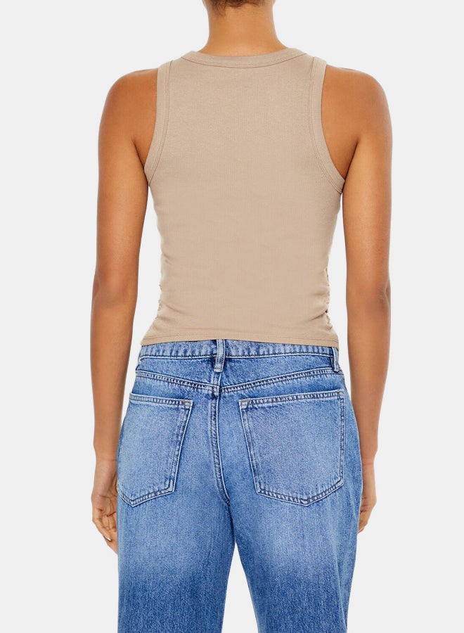 FOREVER 21 Cotton-Blend Cropped Tank Top - Image 5