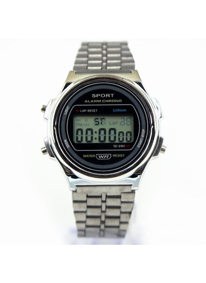 NIBEMINENT 59 Steel Band Electronic Watches Adult Students Simple Fashion Multifunctional Cassie Mark 