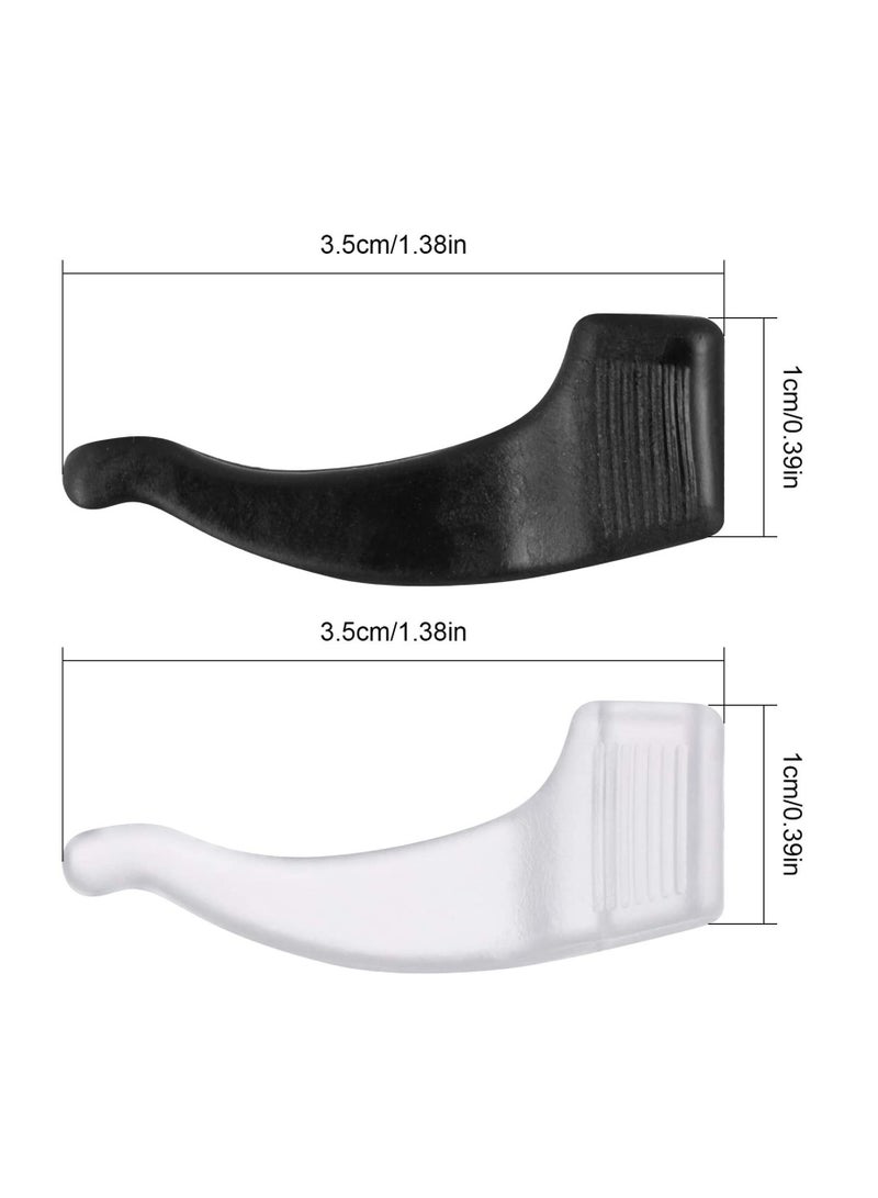 Y&D 9 Pairs Eyeglasses Retainers Comfort Silicone Anti Slip Round Glasses Temple Tips Rings Ear Hook Grips Holder Eyewear Sleeve Retainer - Image 2
