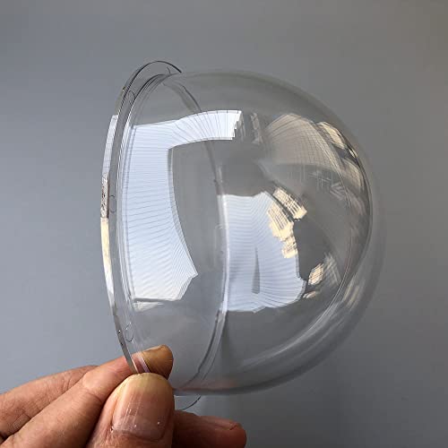 DONOLOMO 4.3 Inch Outdoor Waterproof Polycarbonate PC Clear Ball Cover Heightened Surveillance Security CCTV Camera Dome Protective Housing Optical Round Transparent Case - Image 3