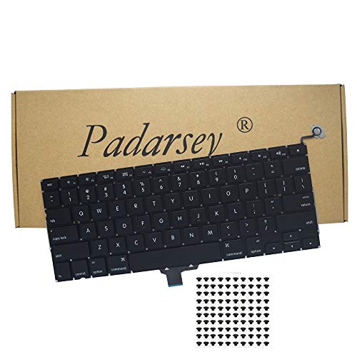 Padarsey New Laptop Replacement Keyboard Compatible for MacBook Pro 13inch A1278 2008 2009 2010 2011 2012 2013 2014 2015 Year with 80Pce Keyboard Screws - Image 1