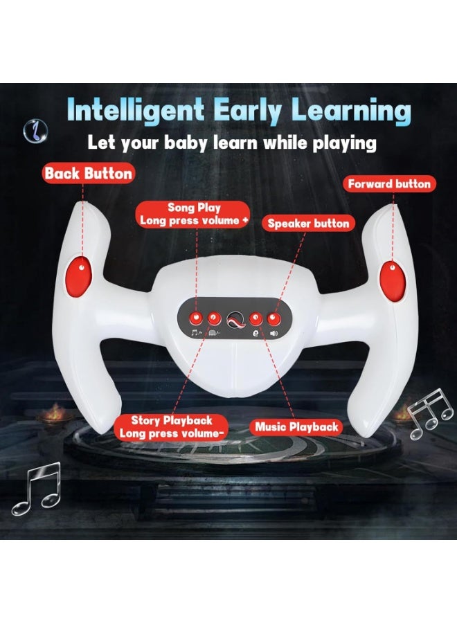 فيتنس ورلد سيارة أطفال كهربائية قابلة للطي مع ريموت تحكم عن بعد و بطاريتين 6V بقوة 390 واط، سيارة ركوب للاطفال بدعاسة مزودة بمدخل USB و بلوتوث و موسيقى و اضاءة مع مقعد قابل للتعديل - Image 4