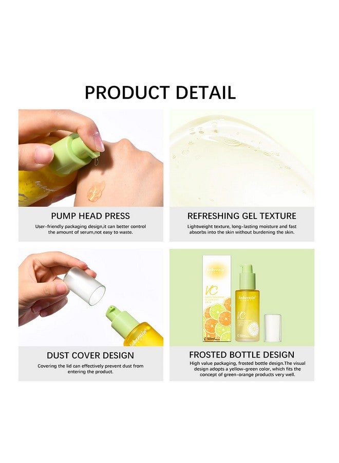 NICEFACE Green Tangerine Vitamin C Face Serum Facial Serum With Vitamin C Niacinamide & More Brightening Serum For Dark Spots Balancing Skin Tone And Lightening Acne Marks (50Ml) - Image 3