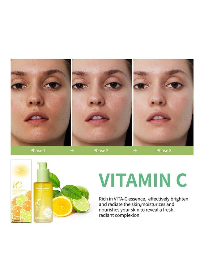 NICEFACE Green Tangerine Vitamin C Face Serum Facial Serum With Vitamin C Niacinamide & More Brightening Serum For Dark Spots Balancing Skin Tone And Lightening Acne Marks (50Ml) - Image 4