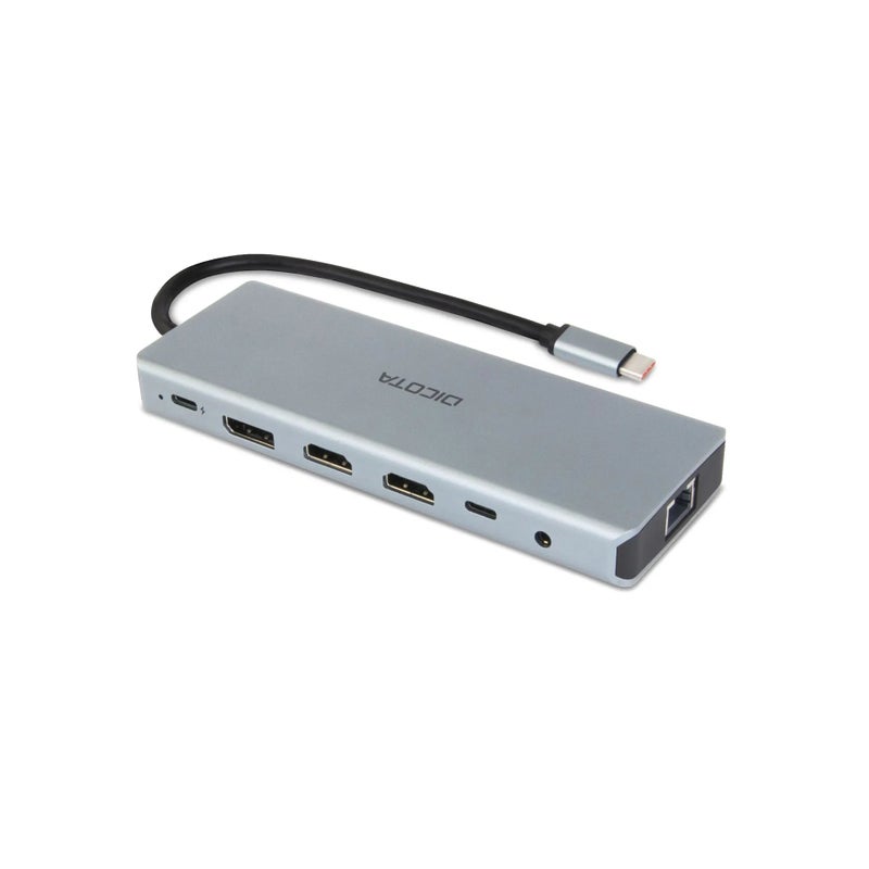 DICOTA USB-C 13-in-1 Docking Station 4K HDMI/DP PD 100W - Image 3