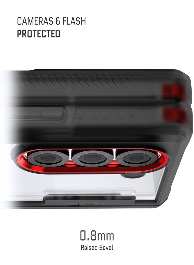 جوستك جراب Ghostek Covert Clear لهاتف Galaxy Z Fold 6 مزود بحامل مدمج وحماية كاملة للمفصلة وغطاء حماية مقاوم للصدمات مصمم لهاتف Samsung Galaxy Z Fold6 2024 (7.6 بوصة) (دخاني) - Image 4
