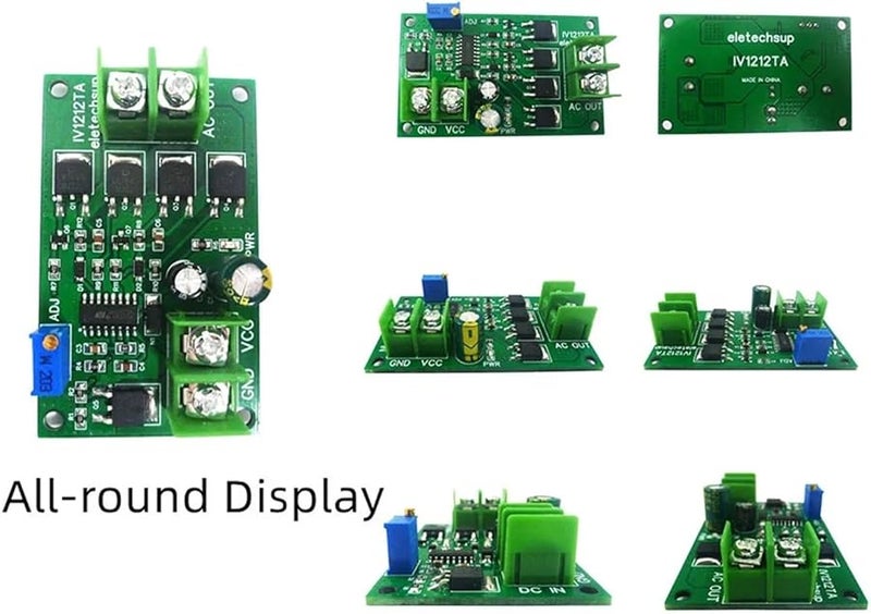 200W DC 12V To AC 12V Inverter 50Hz Square Wave Signal Generator Module - Image 4