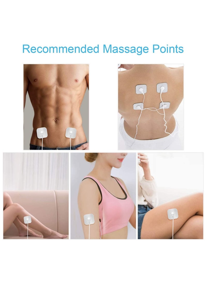 Generic - EMS Electric Muscle Stimulator Electrode Pads Digital Ease Pain Machine Massage Care Relaxation - Image 1