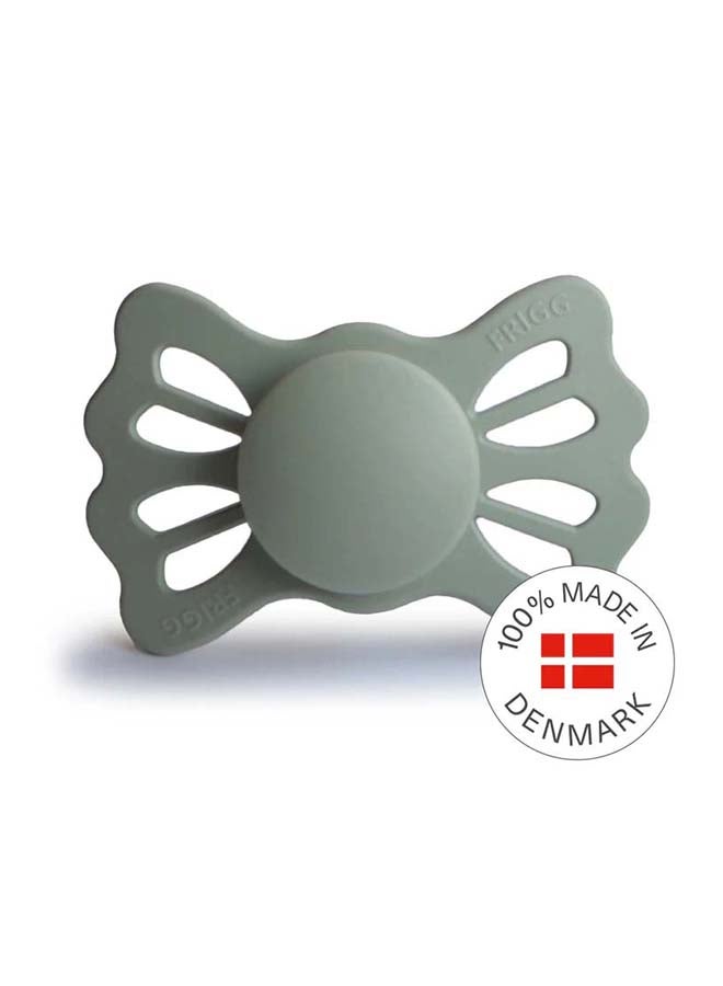 FRIGG Lucky Symmetrical Silicone Baby Pacifier 6-18M 1-Pack Sage - Size 2