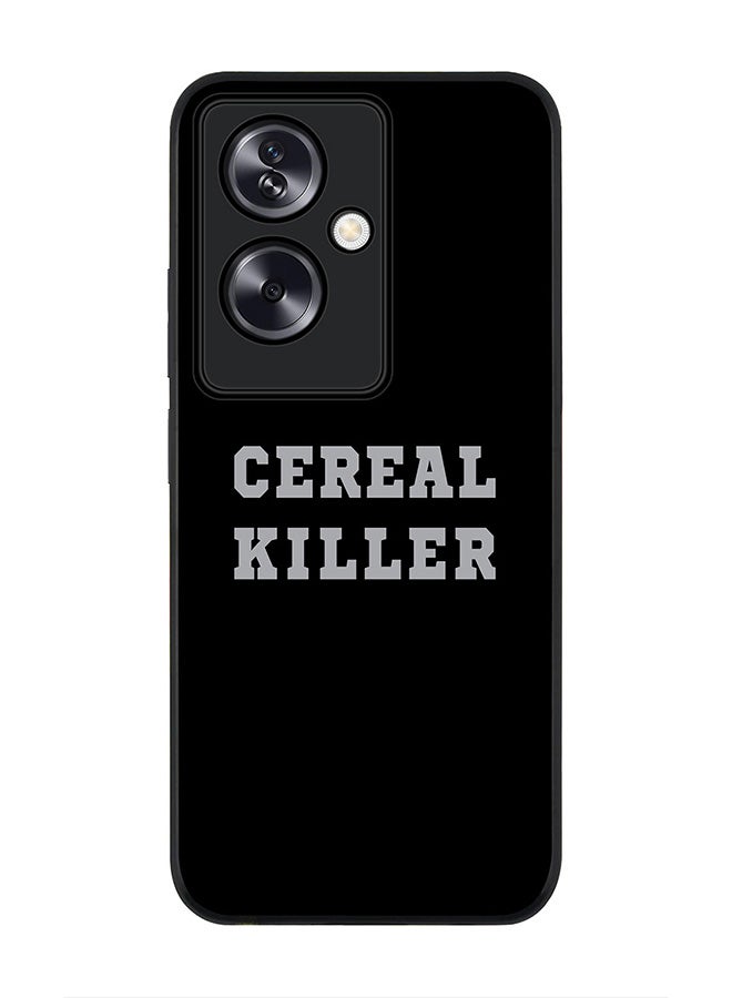 Stylizedd Rugged Black Edge Case for OnePlus Nord N30 SE, Slim fit Soft Case Flexible Rubber Edges Anti Drop TPU Gel Thin Cover - Cereal Killer - Image 1