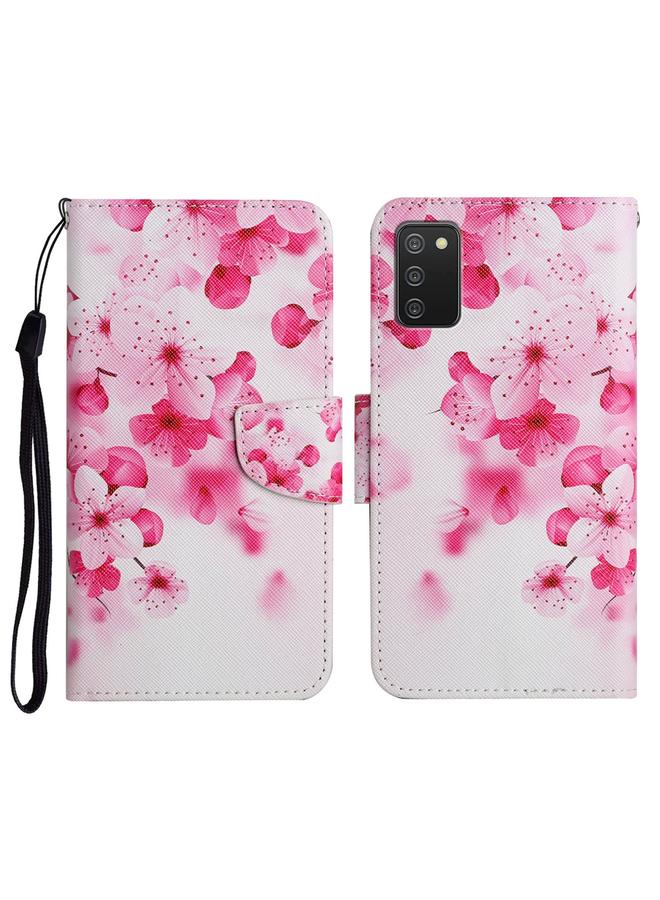 اس-توب جراب لهاتف Samsung Galaxy A03s مقاس 164 مم، جراب جلدي أفقي قابل للطي بنمط مرسوم مع حامل وفتحة بطاقة ومحفظة - Image 1