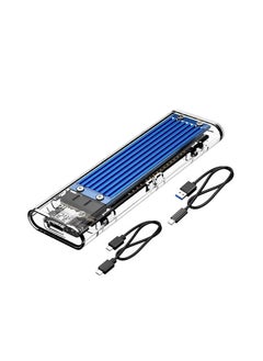 ماركة غير محددة علبة خارجية من نوع M.2 NVMe SSD من ORICO – محول USB 3.1 Gen 2 Type-C إلى M2 NVMe PCIe لمحركات أقراص SSD M-Key 2230 و2242 و2260 و2280 (متوافقة مع TB3)  - Image 1