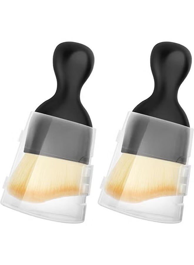 2 Pcs Car Interior Cleaning Brush, Duster, Detailing Brushes for Electronics, Handmade Model, Cellphone, Keyboard, PC, Laptop, Various Products Cleaning Brush - Image 1