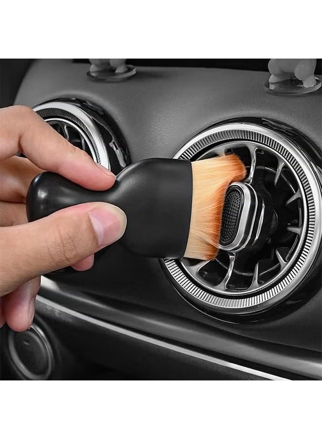 2 Pcs Car Interior Cleaning Brush, Duster, Detailing Brushes for Electronics, Handmade Model, Cellphone, Keyboard, PC, Laptop, Various Products Cleaning Brush - Image 2
