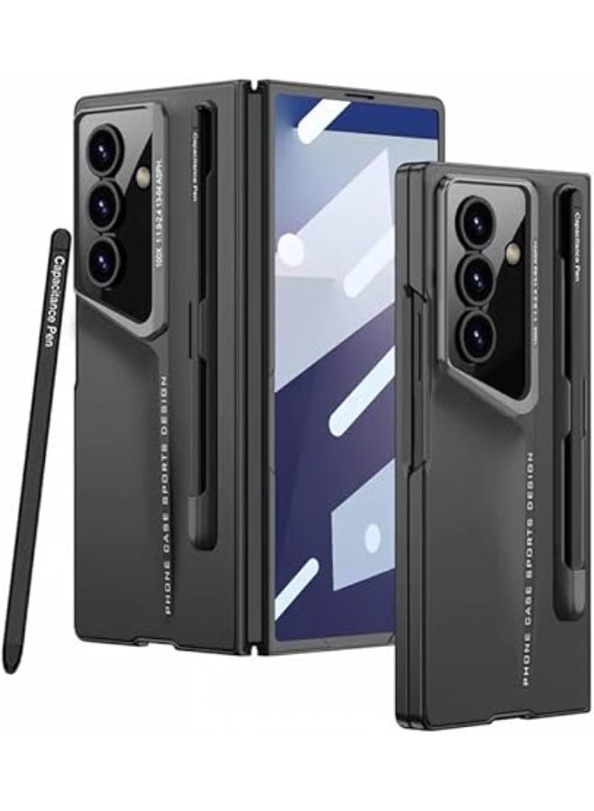 Fekra Premium For Samsung Galaxy Z Fold 7 5G Case with Stylus PC + Tempered Glass Slim Phone Cover For Z Fold7 - Image 1
