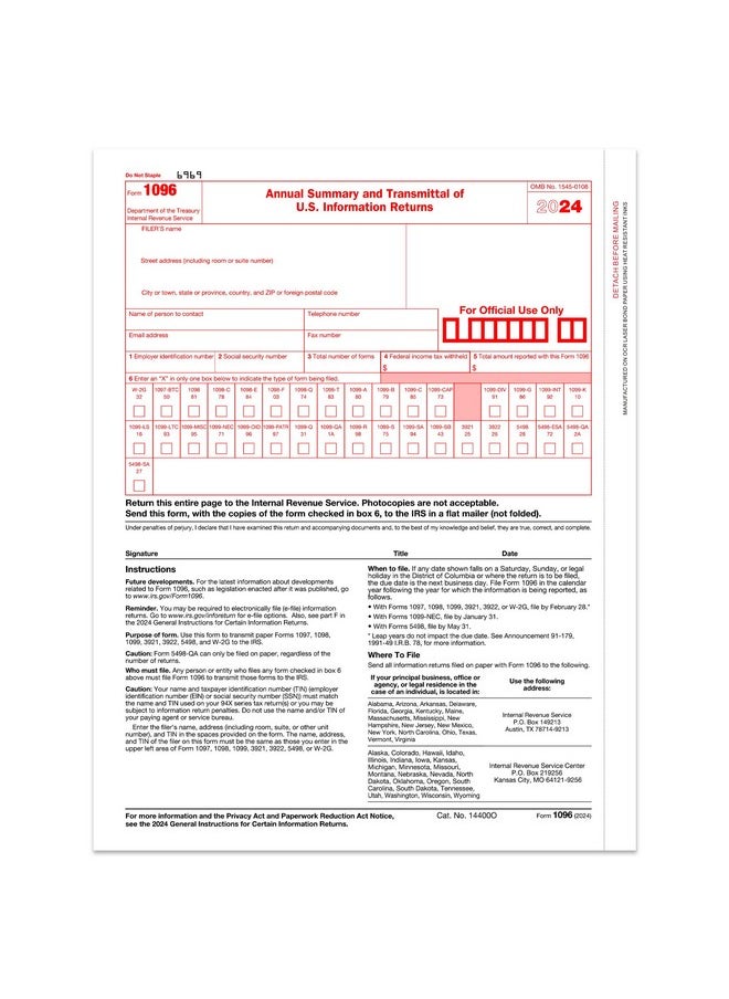 FENTASY 1099 Nec Forms 2024, 4 Part Tax Forms Kit, 25 Vendor Kit Of Laser Forms Designed For Quickbooks And Accounting Software, 25 Self Seal Envelopes Included  - Image 5