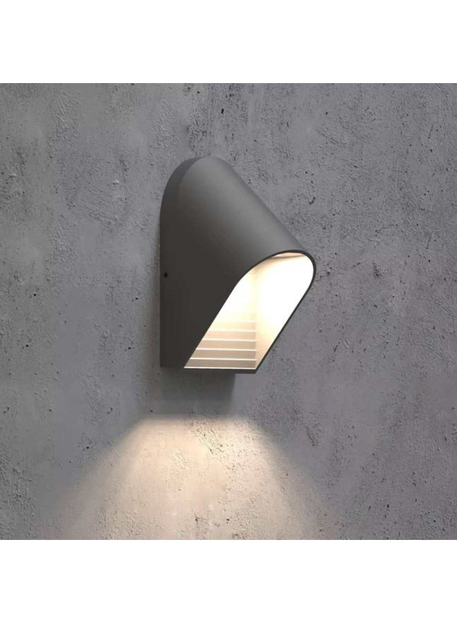 Modern Outdoor LED Wall Light - Black Aluminum 5 WATTS - Image 1