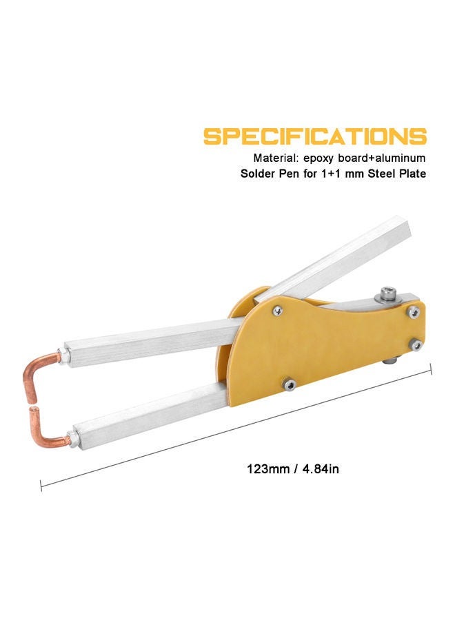NIBEMINENT Pressure Welding Machine Yellow/White 4.84inch - Image 2