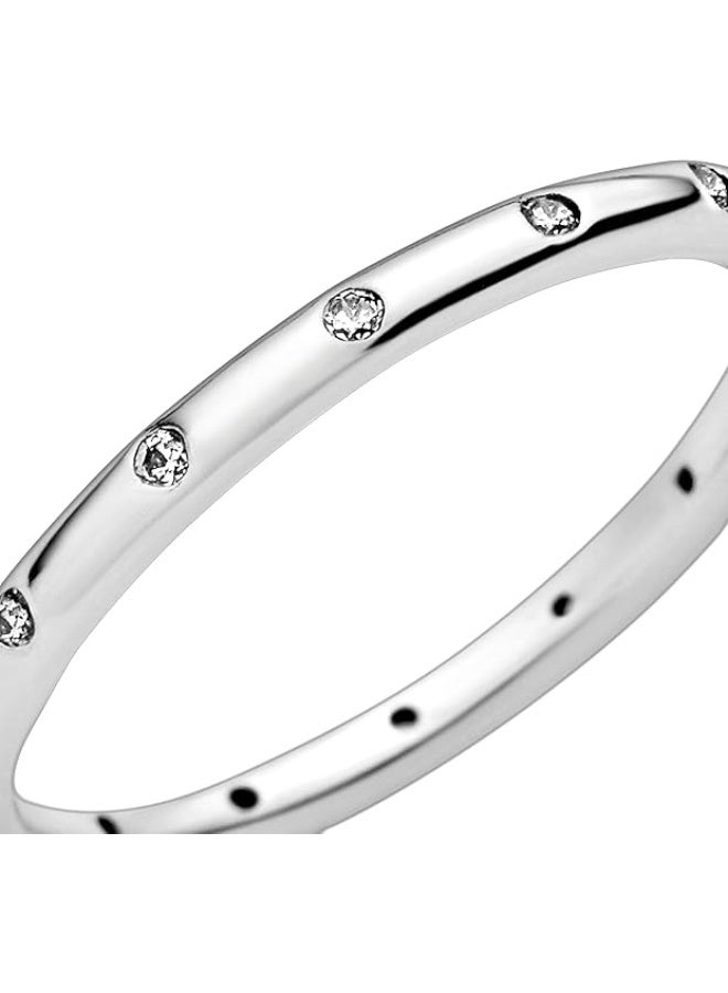 PANDORA Silver Ring with Cubic Zirconia - Image 4