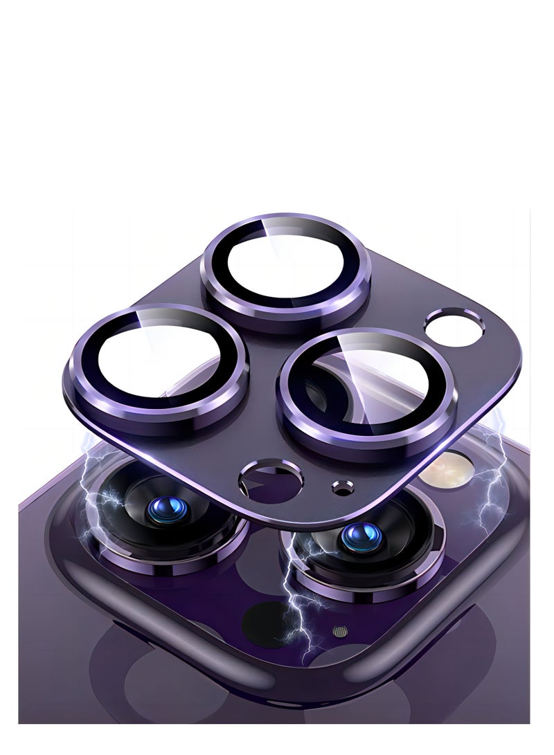 Camera Lens Protector Glass For iPhone 14 Pro/ 14 Pro max Purple - Image 1