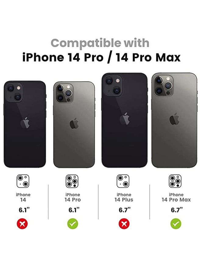 Camera Lens Protector Glass For iPhone 14 Pro/ 14 Pro max Purple - Image 4