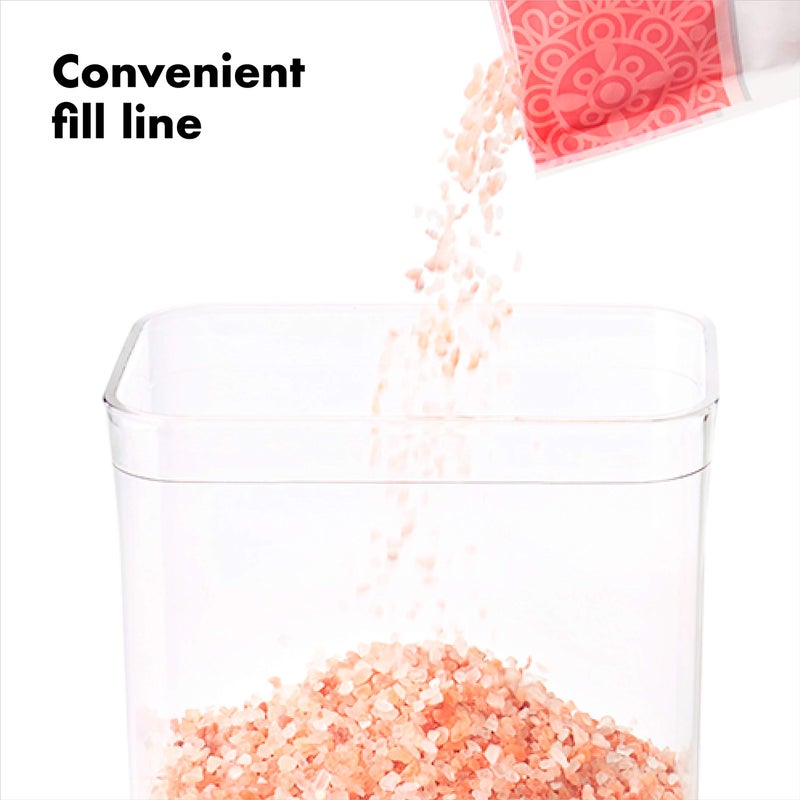 OXO OXO Good Grips POP Container - Airtight Food Storage - Mini Square Short 0.5 Qt Ideal for 1 lb of baking soda or 14 oz of grains  - Image 4