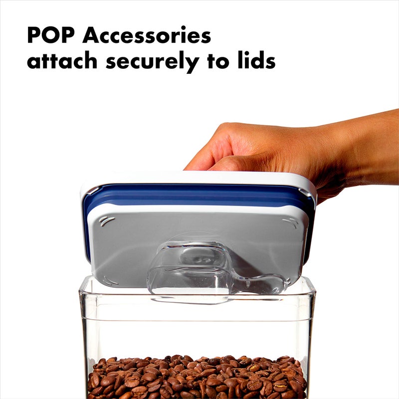 OXO OXO Good Grips POP Container - Airtight Food Storage - Mini Square Short 0.5 Qt Ideal for 1 lb of baking soda or 14 oz of grains  - Image 5
