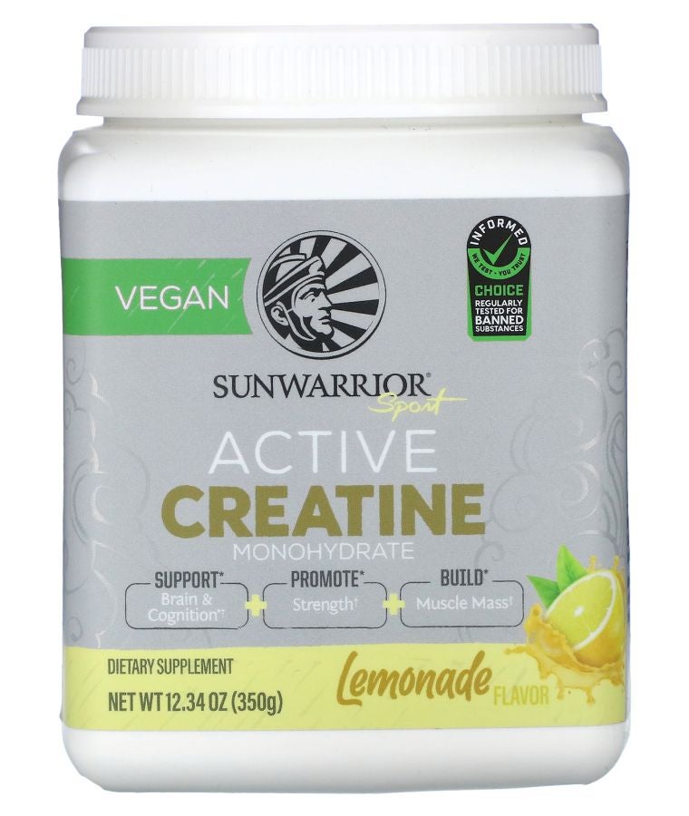 Sunwarrior Sport Active Creatine Monohydrate Lemonade  12.34 oz (350 g)