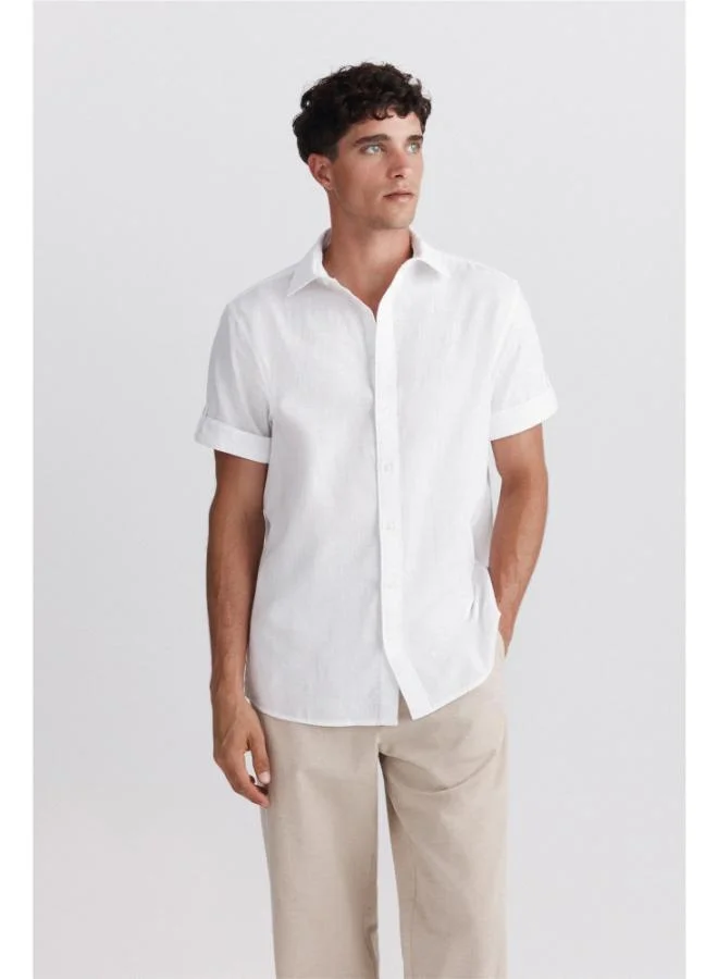 Springfield Short sleeve turn-up shirt