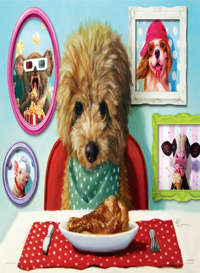 يورو جرافيكس لغز ضيوف العشاء من يوروجرافيكس، من تصميم لوسيا هيفيرنان، مكون من ٢٠٠٠ قطعة