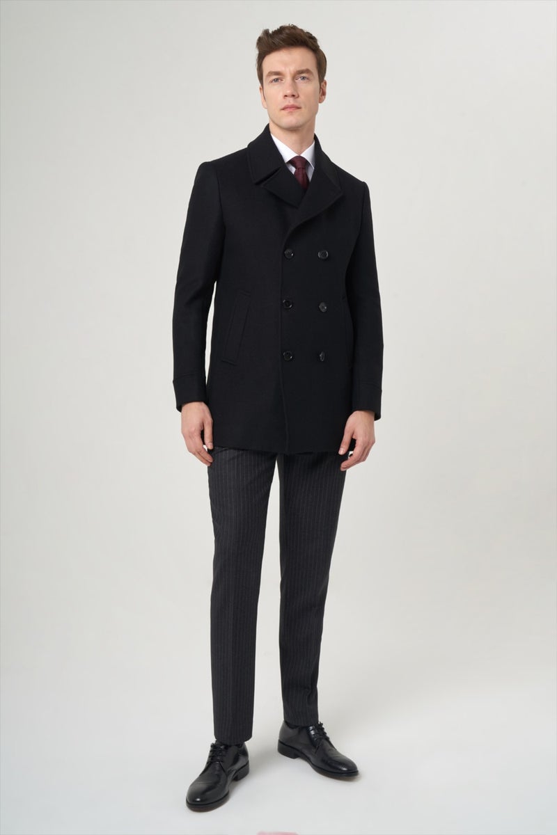 Bisse Men's Coat BLACK PKB22K22200_D99  - Image 5