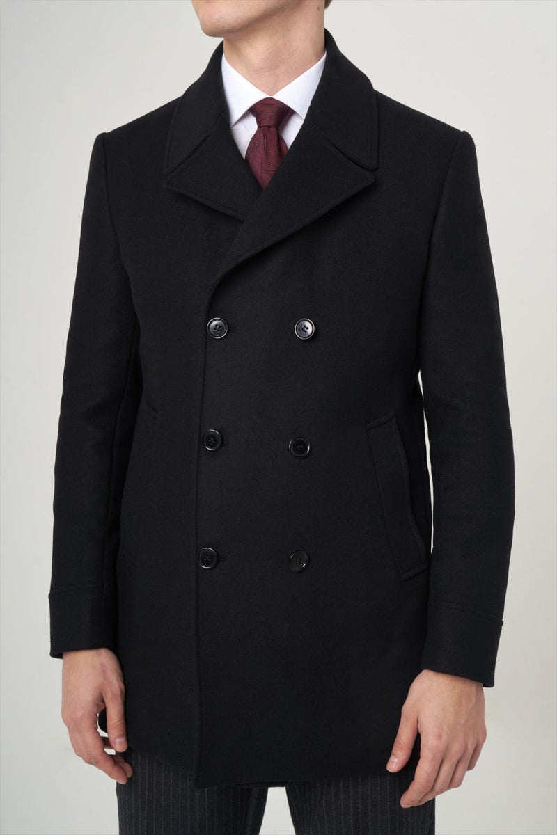 Bisse Men's Coat BLACK PKB22K22200_D99  - Image 3