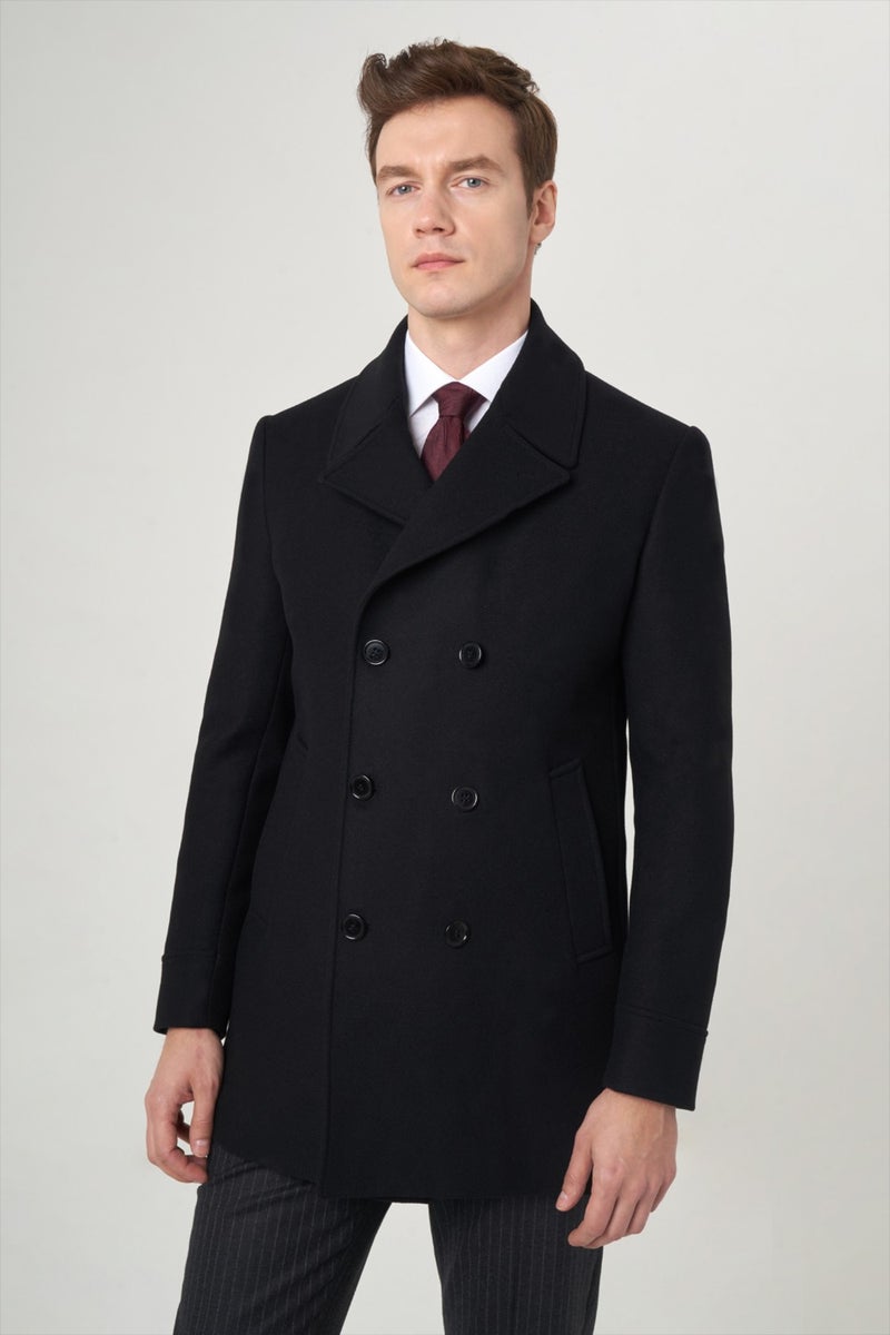 Bisse Men's Coat BLACK PKB22K22200_D99  - Image 1