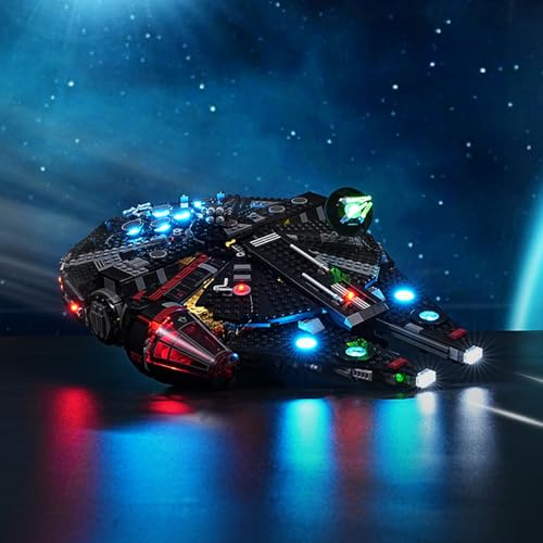 BRIKSMAX 20 Light Kit for Lego The Dark Falcon Innovative Led Lighting Compatible with Lego Star Wars 75389 Not Included Lego Set - Image 1