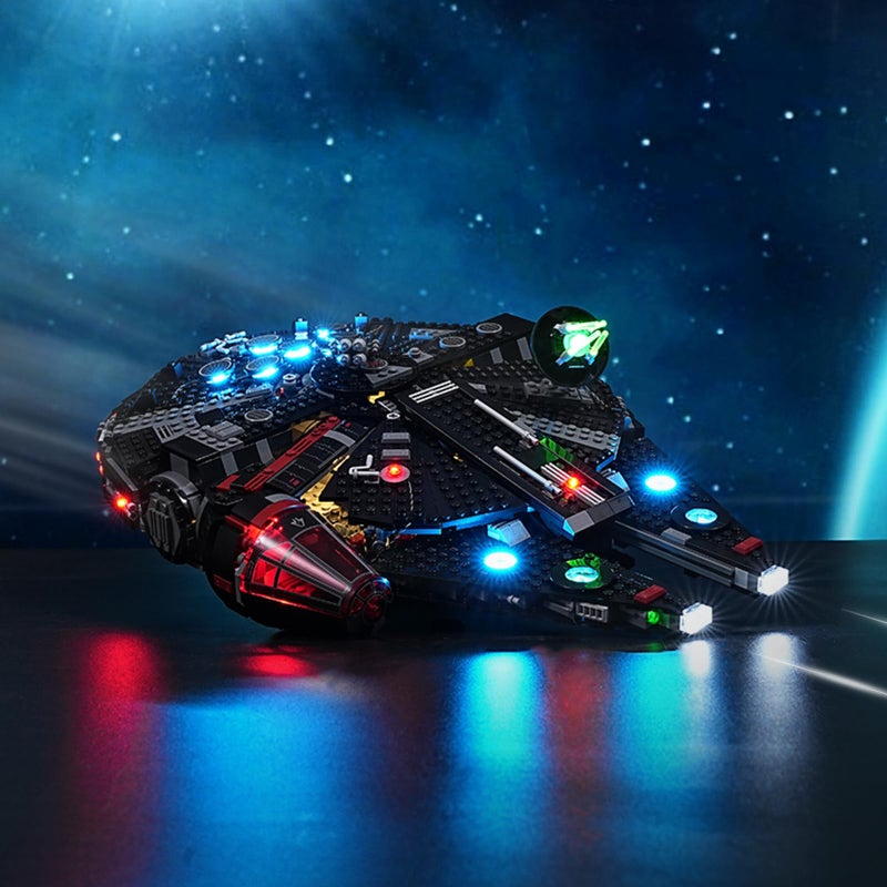 BRIKSMAX 20 Light Kit for Lego The Dark Falcon Innovative Led Lighting Compatible with Lego Star Wars 75389 Not Included Lego Set - Image 3