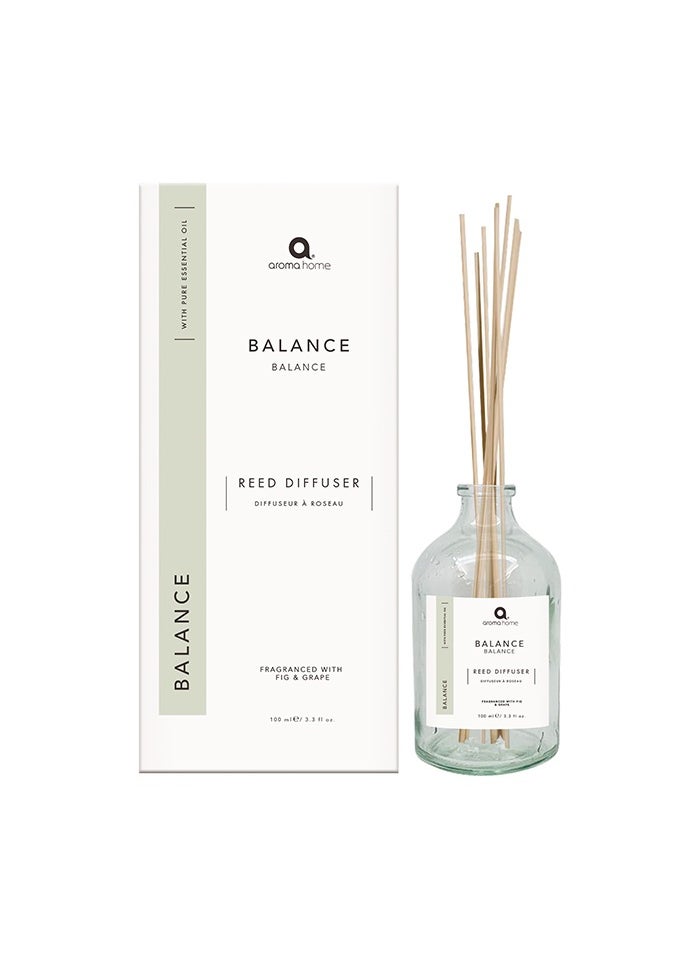 Aroma Home Balance Reed Diffuser - Fig & Grape Essential Oil  - Image 1