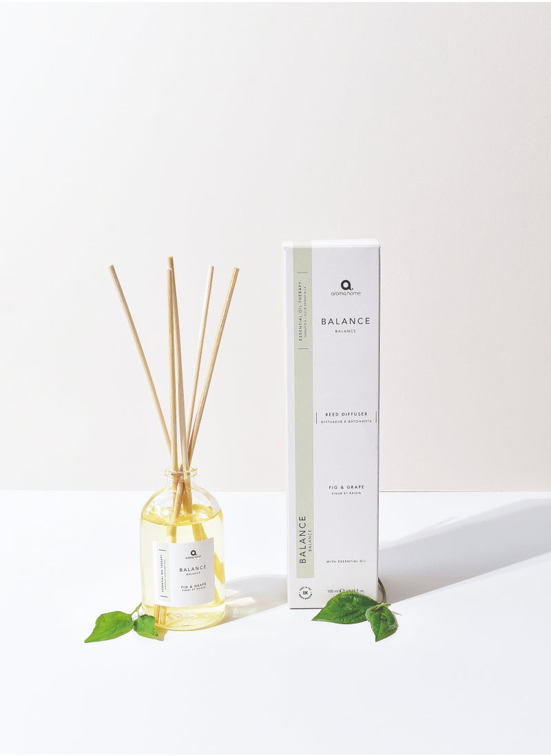 Aroma Home Balance Reed Diffuser - Fig & Grape Essential Oil  - Image 3