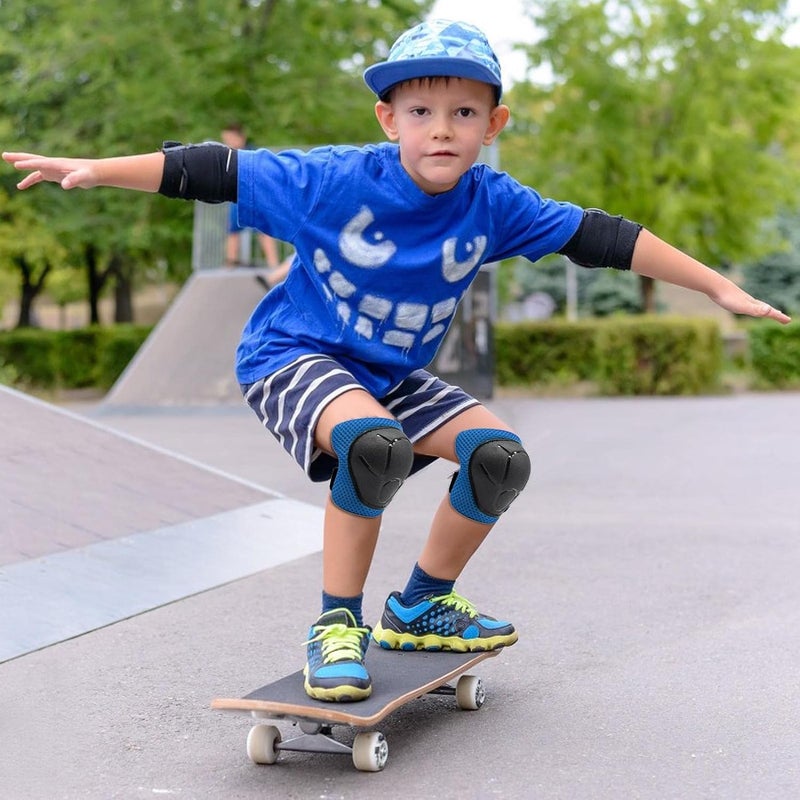 Skateboard Helmet for Kids – Multi-Sport Protective Gear Set with Pads & Wrist Guards – Adjustable Safety Helmet for Ages 4-11 – Perfect for Skating, Scooters, Inline Skates & More  - Image 5