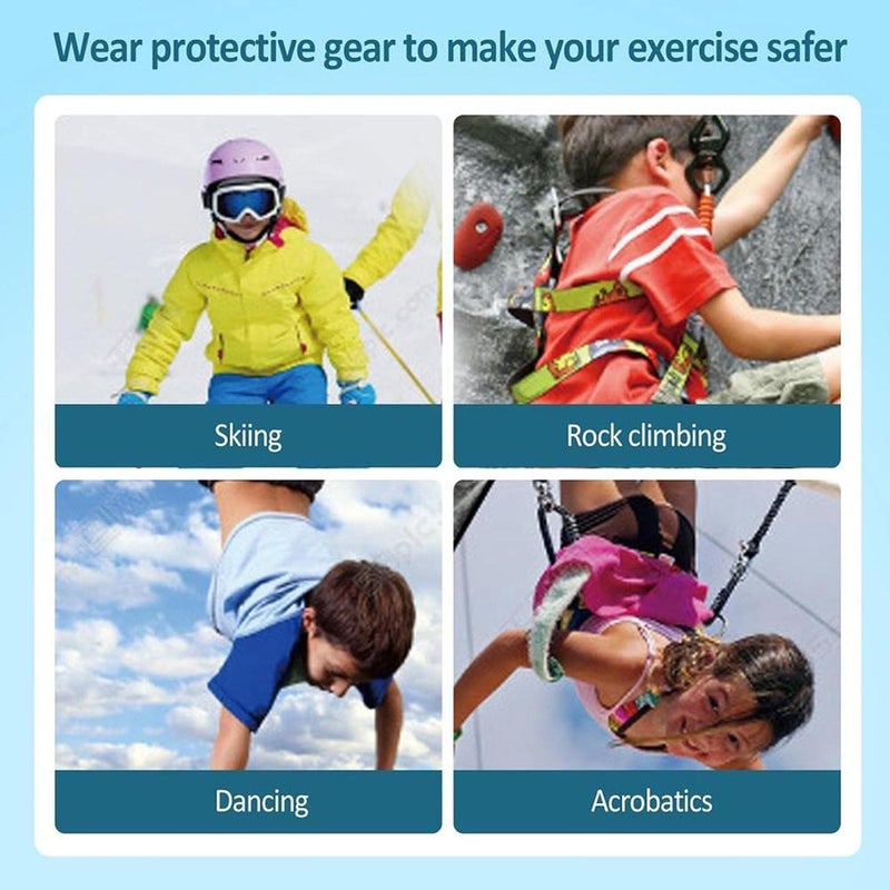 Skateboard Helmet for Kids – Multi-Sport Protective Gear Set with Pads & Wrist Guards – Adjustable Safety Helmet for Ages 4-11 – Perfect for Skating, Scooters, Inline Skates & More  - Image 1