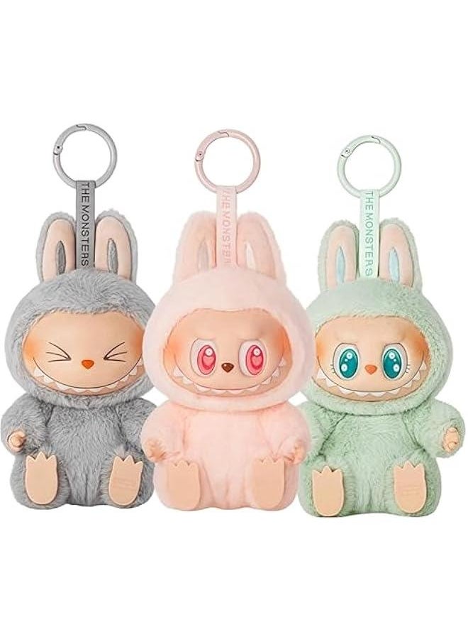 Arabest Labubu Plush Keychain - Adorable Bag Charm & Backpack Pendant - Soft Toy Keyring for Modern Home Decor Gift  - Image 1