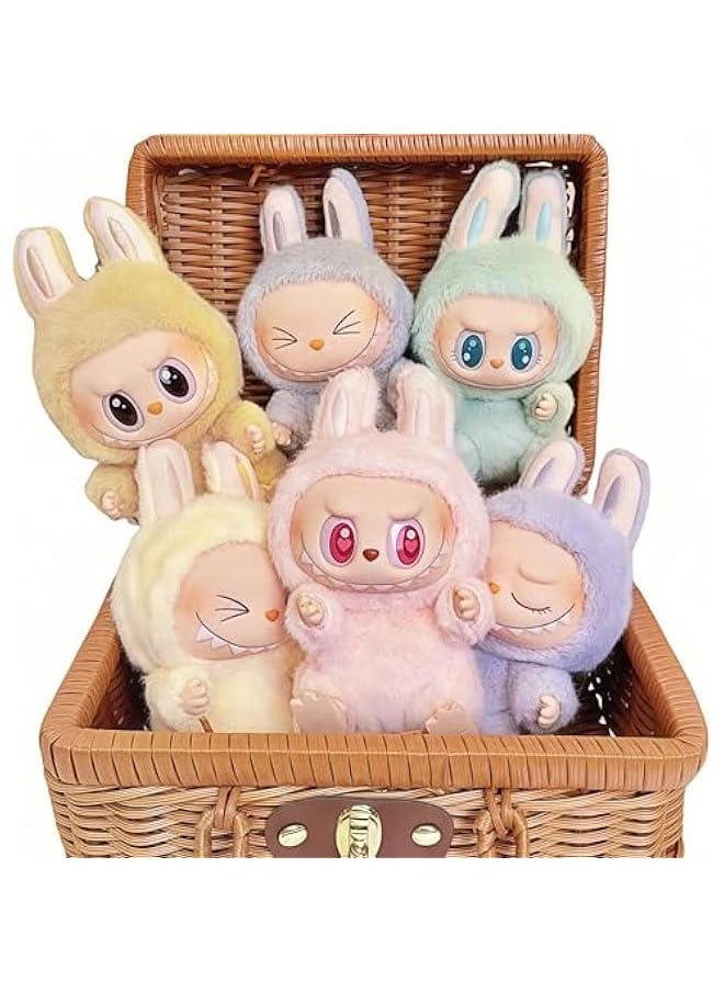 Labubu Plush Keychain - Adorable Bag Charm & Backpack Pendant - Soft Toy Keyring for Modern Home Decor Gift