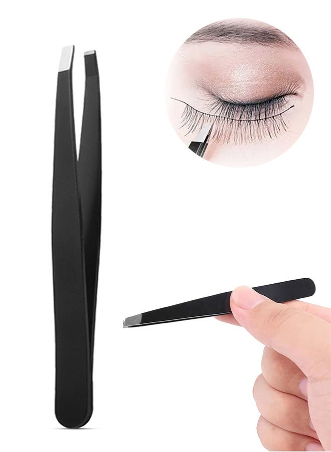 ملصقات الحابب ، دقة الفولاذ المقاوم للصدأ ملصقة نصيحة مائلة لإزالة شعر الوجه ، تمديد الرموش والشعر المتنمى ، تقطيع الحابب للمنزل واستخدام الصالون - Image 1