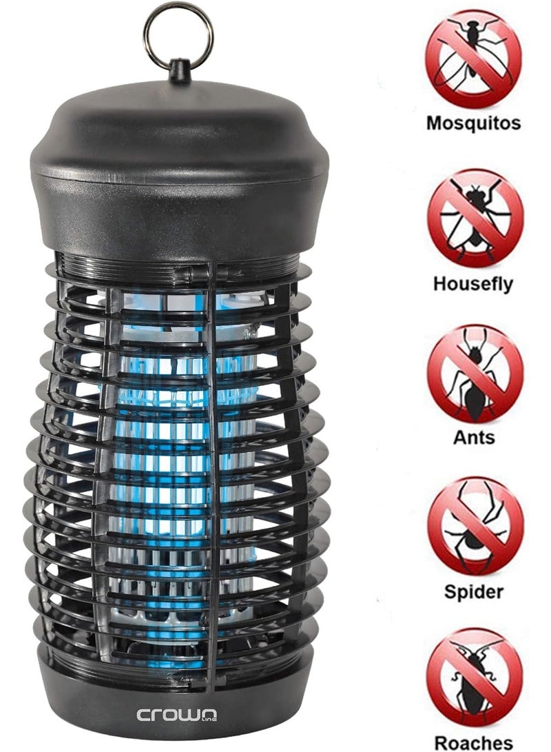 كراون لاين جهاز كراونلاين Ik-235 الكهربائي لقتل الحشرات، 220-240 فولت، 50/60 هرتز، الفئة الثانية، 18 واط، أسود - Image 1