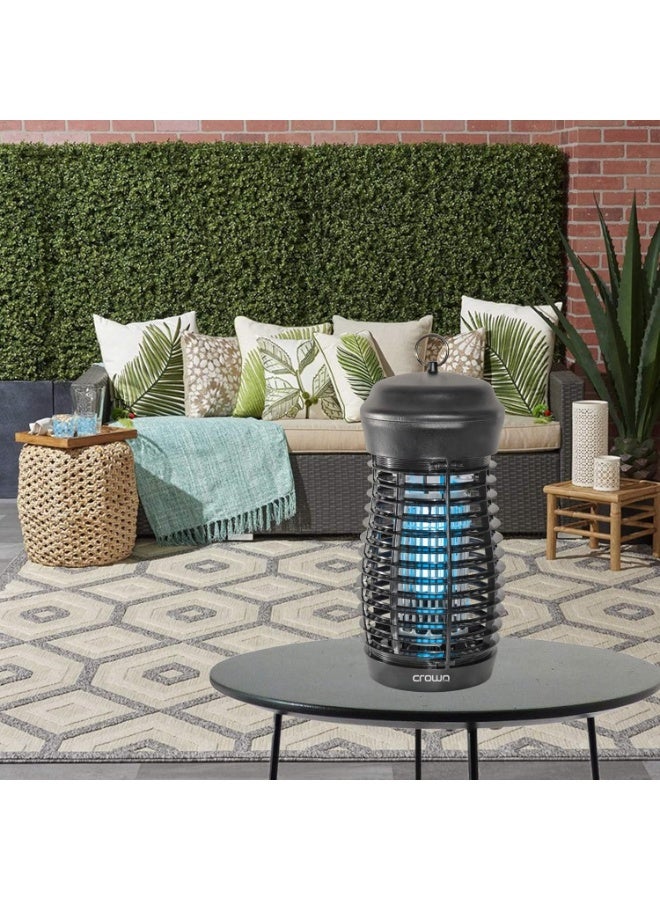 كراون لاين جهاز كراونلاين Ik-235 الكهربائي لقتل الحشرات، 220-240 فولت، 50/60 هرتز، الفئة الثانية، 18 واط، أسود - Image 4