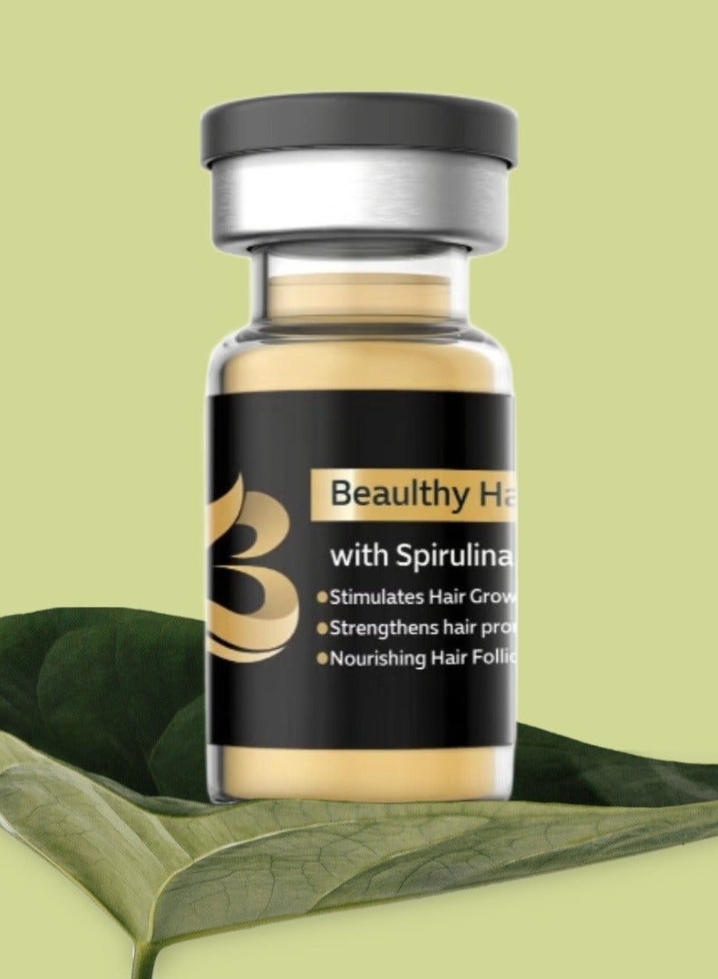 Beaulthy Hair Vials with Spirulina Extract - 60ml (6 Vials) - Image 5